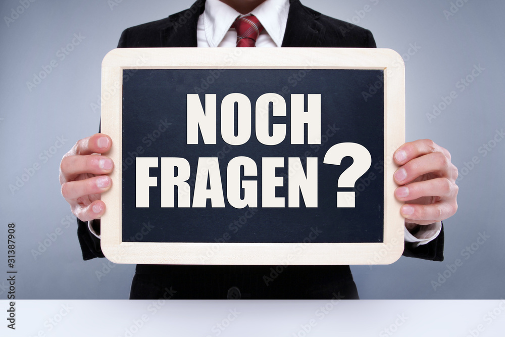 Noch Fragen? StockIllustration Adobe Stock