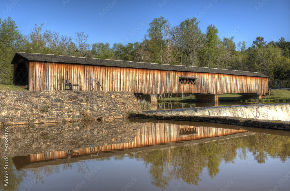 Obraz premium Watson Mill Covered Bridge