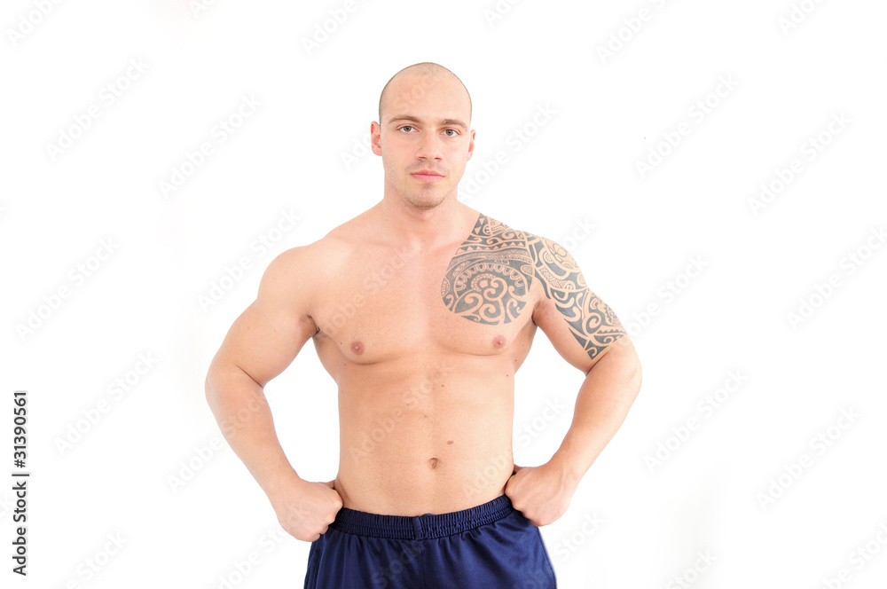 Young muscular man Young muscular man