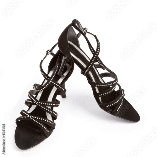 Female fashionable new shoes black color