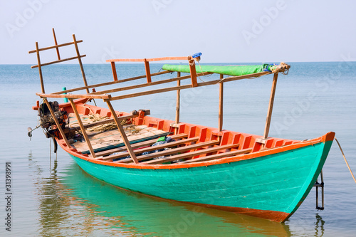 Fishing boat . Cambodia .