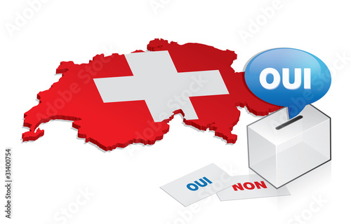 référendum en suisse, le " oui " l'emporte