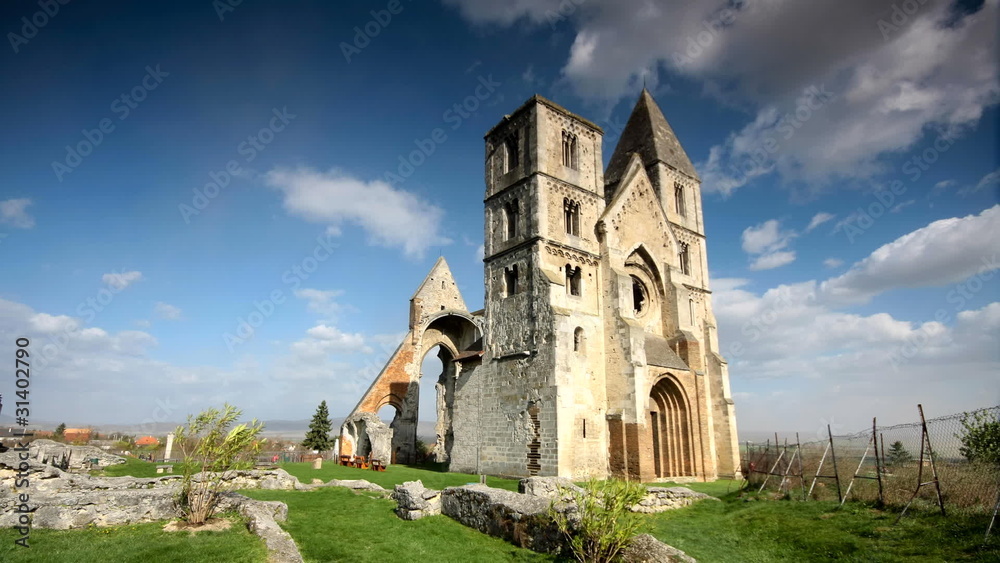 Time lapse video from cathedral ruins Time lapse video from cathedral ruins