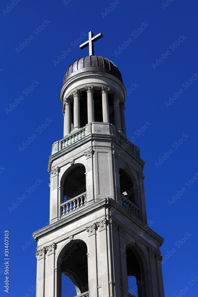 Bell tower of Our Lady of Pompeii church