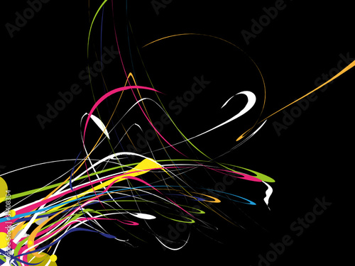 fond abstrait serpentins