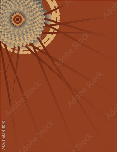 Bike wheel  wallpaper.