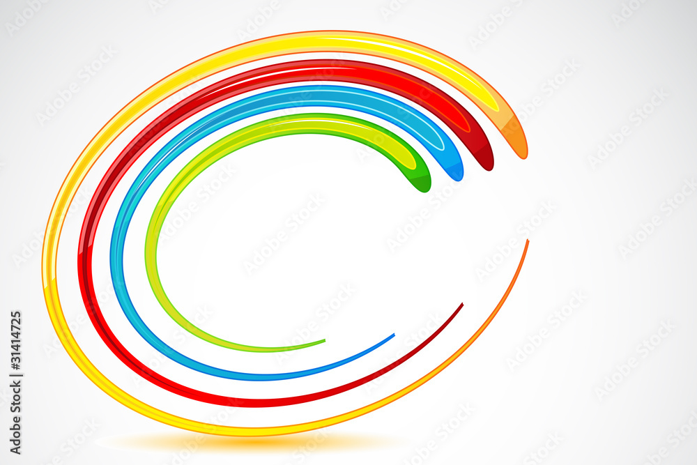 Obraz premium Circle on Abstrac Background
