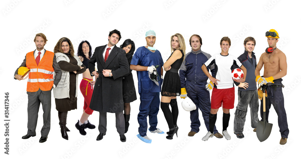 Fototapeta premium Group of people