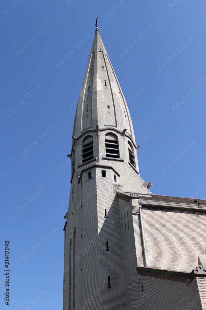 Clocher de l'église Saint-Léon à Paris