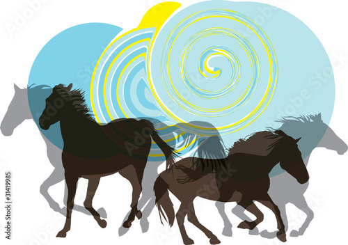 Horse vector illustration