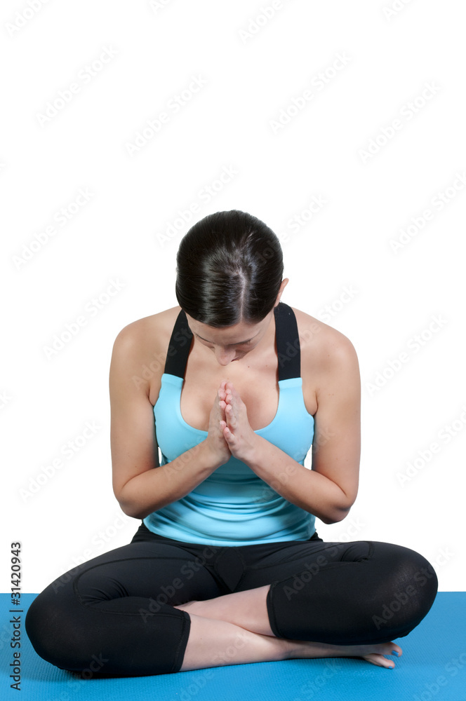 Fototapeta premium Woman Doing Yoga