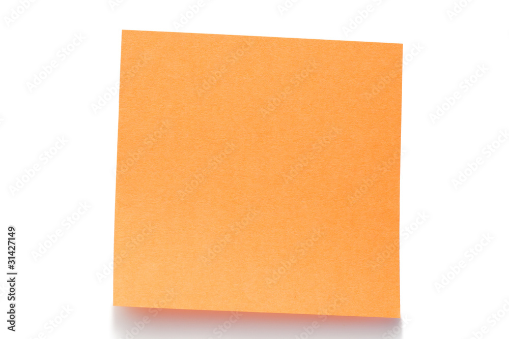 Orange post-it