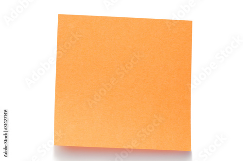 Orange post-it