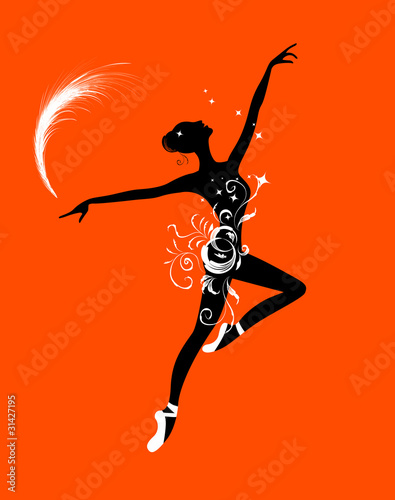 Ballet dancer for your design