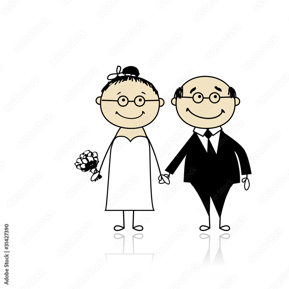 Wedding ceremony - bride and groom together for your design Wedding ceremony - bride and groom together for your design