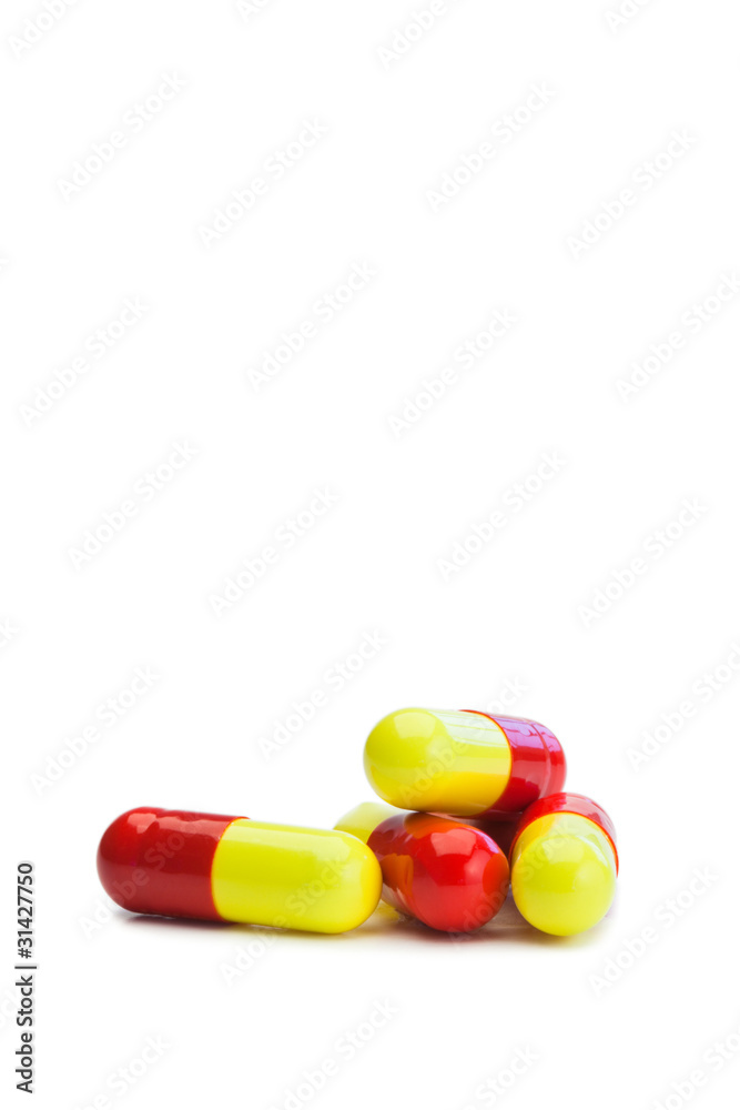 Yellow and red medicine Yellow and red medicine