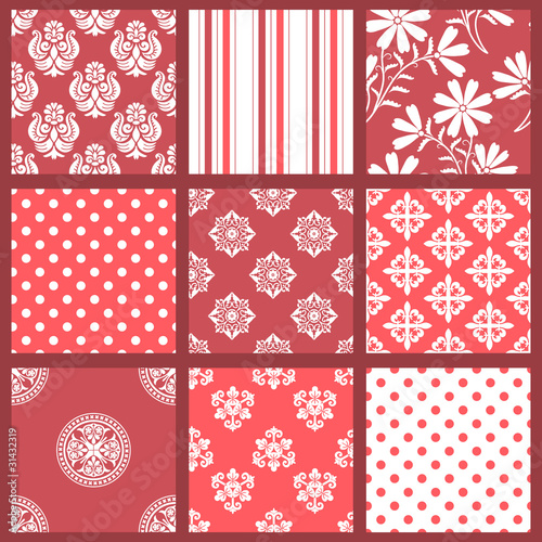 Nine retro-inspired backgrounds