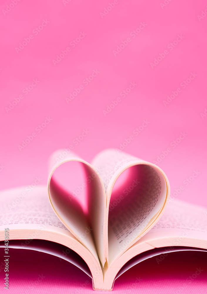 heart shaped book