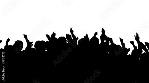 Crowd Silhouette, HD