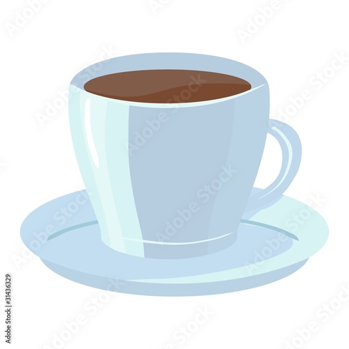 Cup of coffee. Vector