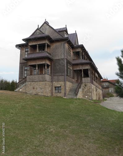 old house in the Polish mountains
