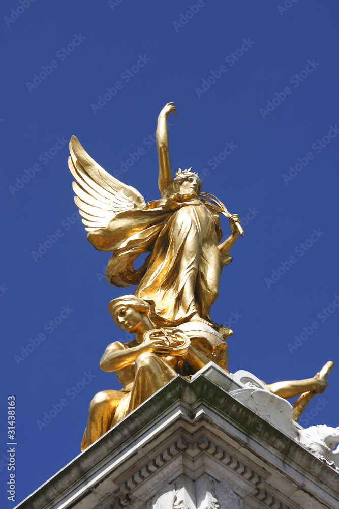 Obraz premium london buckingham palace,queen victoria memorial