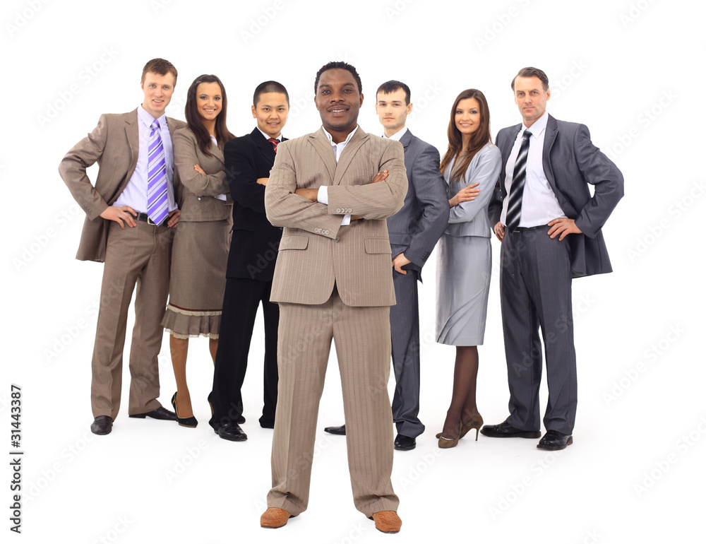 Young attractive business people - the elite business team Young attractive business people - the elite business team