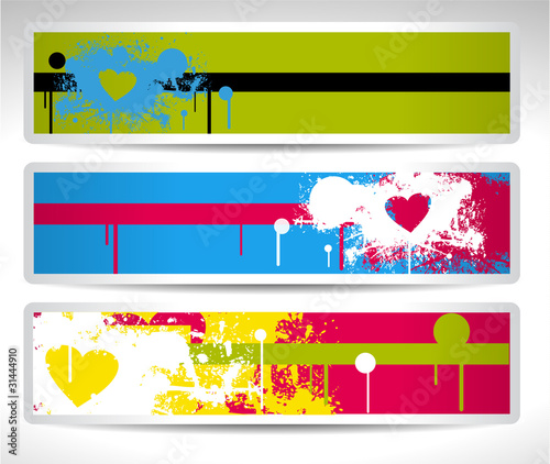 landscape cards with heart