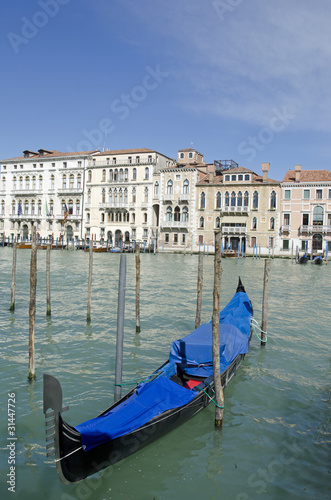 Gondel auf dem Canal Grande, Venedig