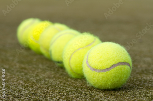Line of tennis balls © Patryk Kosmider