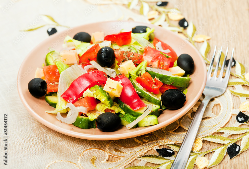 Food - tasty  Greek salad