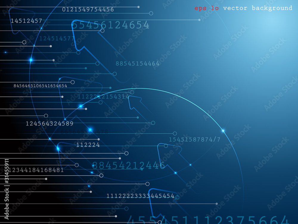 Blue technology background Blue technology background