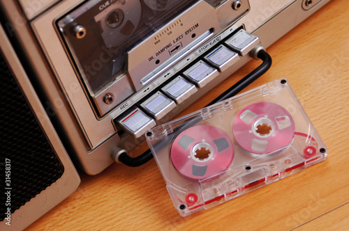 musik cassette radio recorder