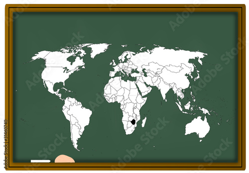 Weltkarte Vector für die schule