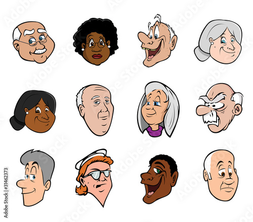 old people faces