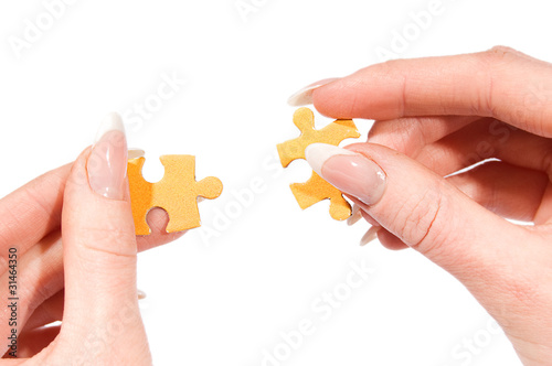 Putting together right puzzle
