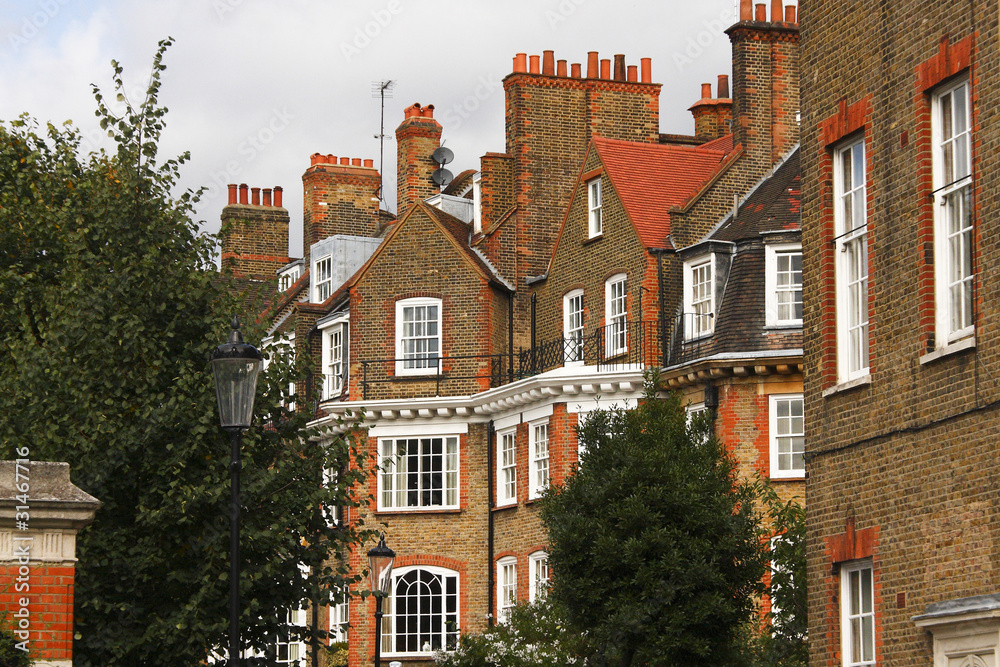 Fototapeta premium London, Victorian architecture