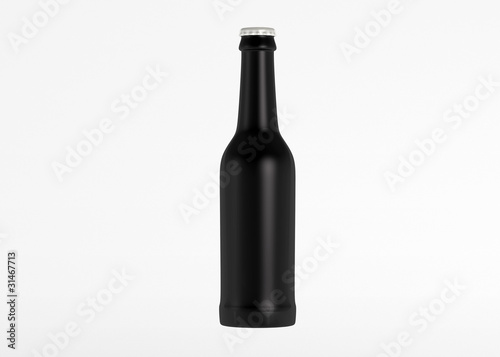 Bierflasche Schwarz