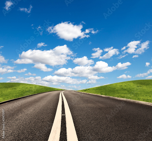 asphalt road
