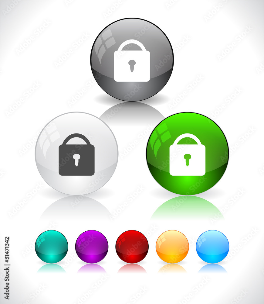 Glossy colorful abstract glass balls. EPS10 file. Glossy colorful abstract glass balls. EPS10 file.