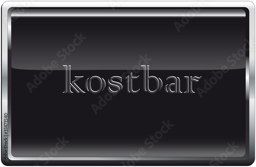 Blackbutton kostbar grau