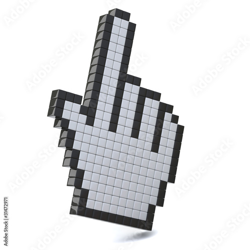 Hand cursor image
