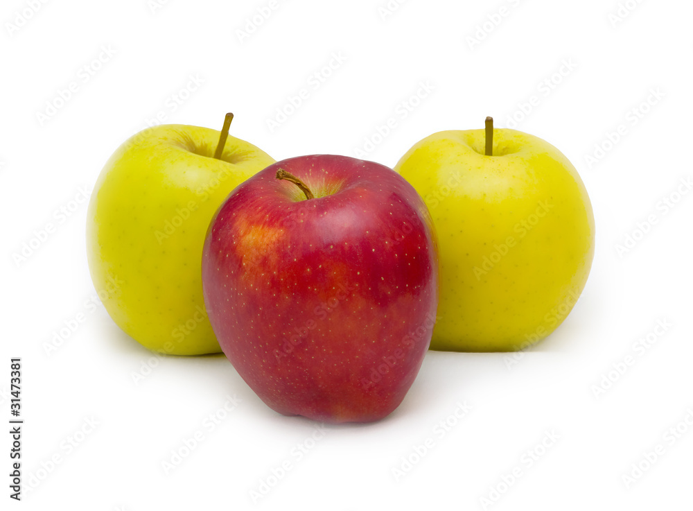 Three apples abstract choice idea Three apples abstract choice idea