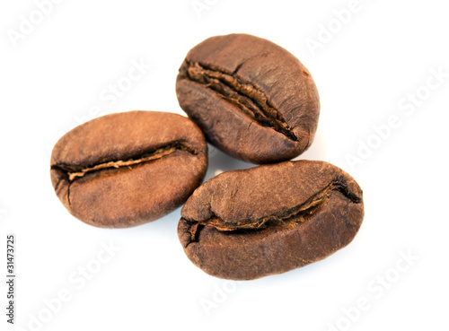 three grains of coffee