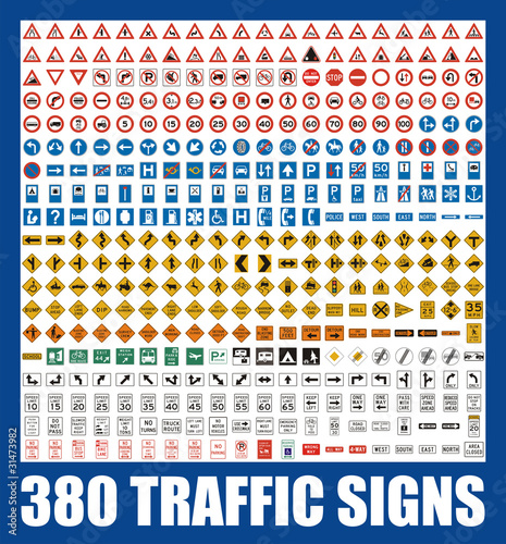 380 traffic signs