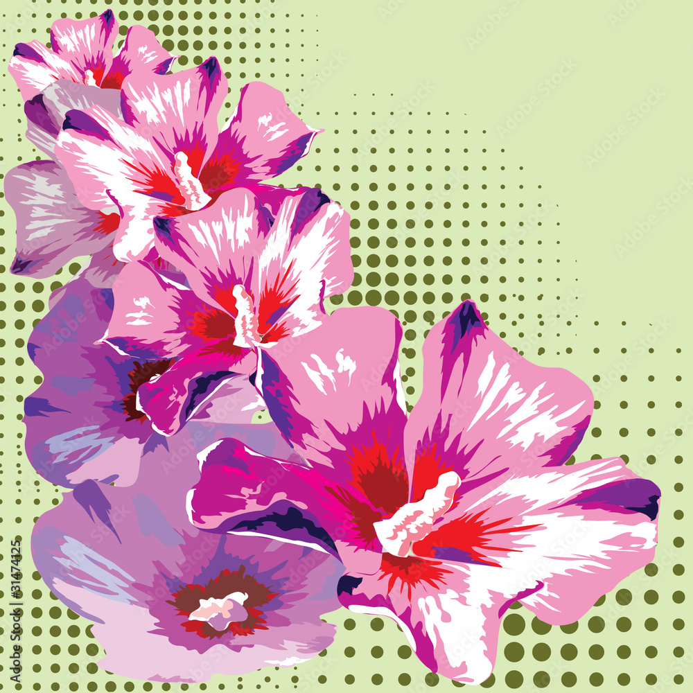 Fototapeta premium Flowers. Vector illustration.