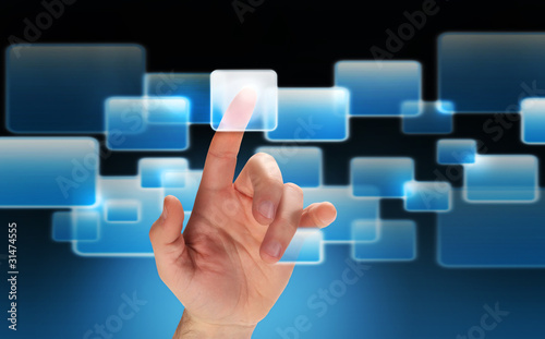 cyber dito - high-tech finger photo