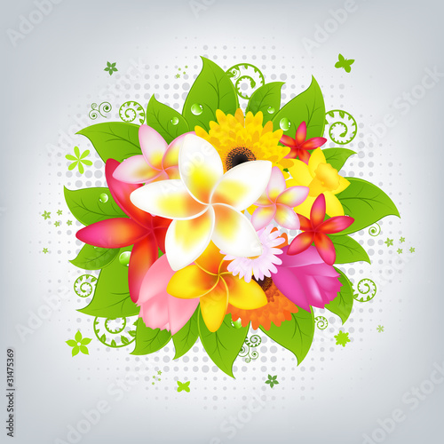 Fototapeta Naklejka Na Ścianę i Meble -  Flower Background