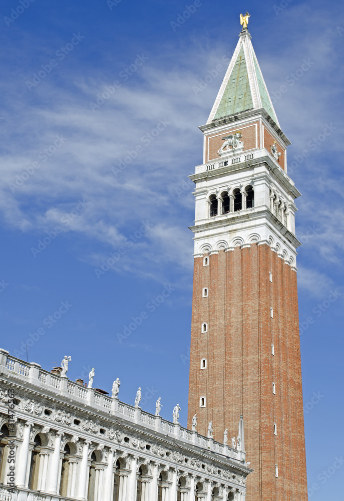 Markusturm,Campanile der Markuskirche,Venedig