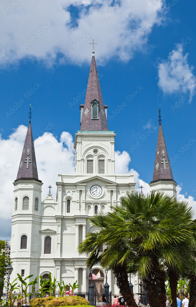 Saint Louis Cathedral in Jackson Square
